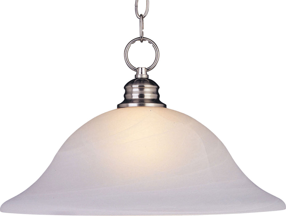 Maxim - 91076MRSN - One Light Pendant - Essentials - 9106x - Satin Nickel