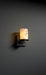 Justice Designs - FAL-8771-12-MBLK - One Light Wall Sconce - LumenAria - Matte Black