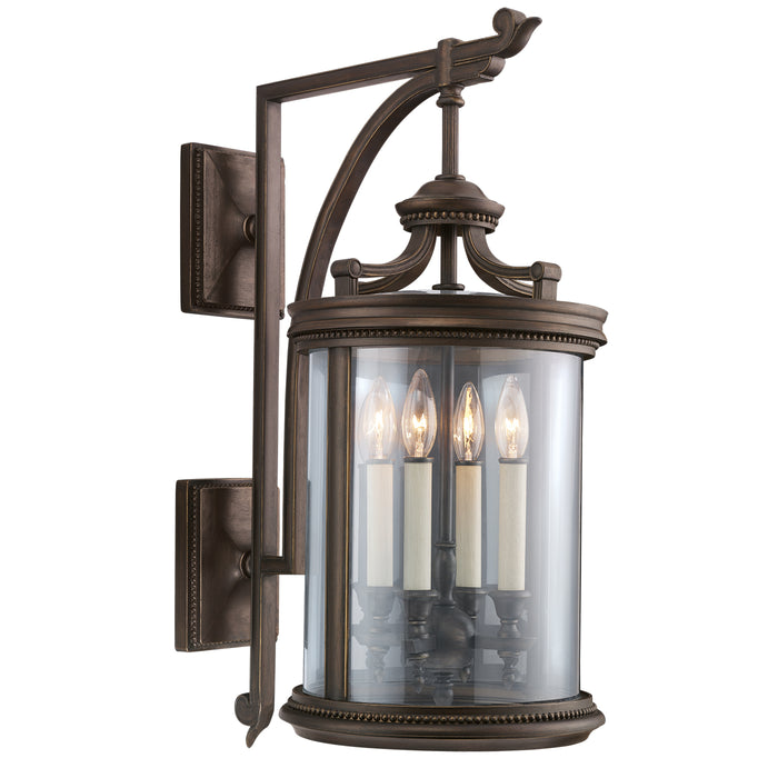 Fine Art - 538481ST - Four Light Outdoor Wall Mount - Louvre - Bronze