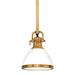 Hudson Valley - 2621-AGB - One Light Pendant - Randolph - Aged Brass