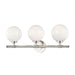 Hudson Valley - 3703-PN - Three Light Bath Bracket - Bowery - Polished Nickel