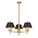 Hudson Valley - 9523-AGB - Nine Light Chandelier - Cheshire - Aged Brass