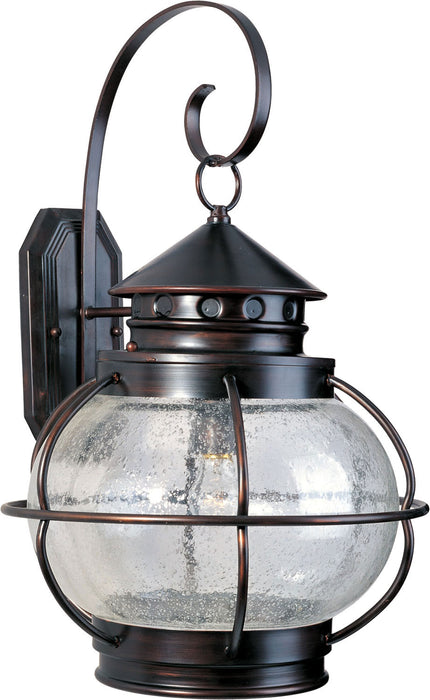 Maxim - 30504CDOI - One Light Outdoor Wall Lantern - Portsmouth - Oil Rubbed Bronze