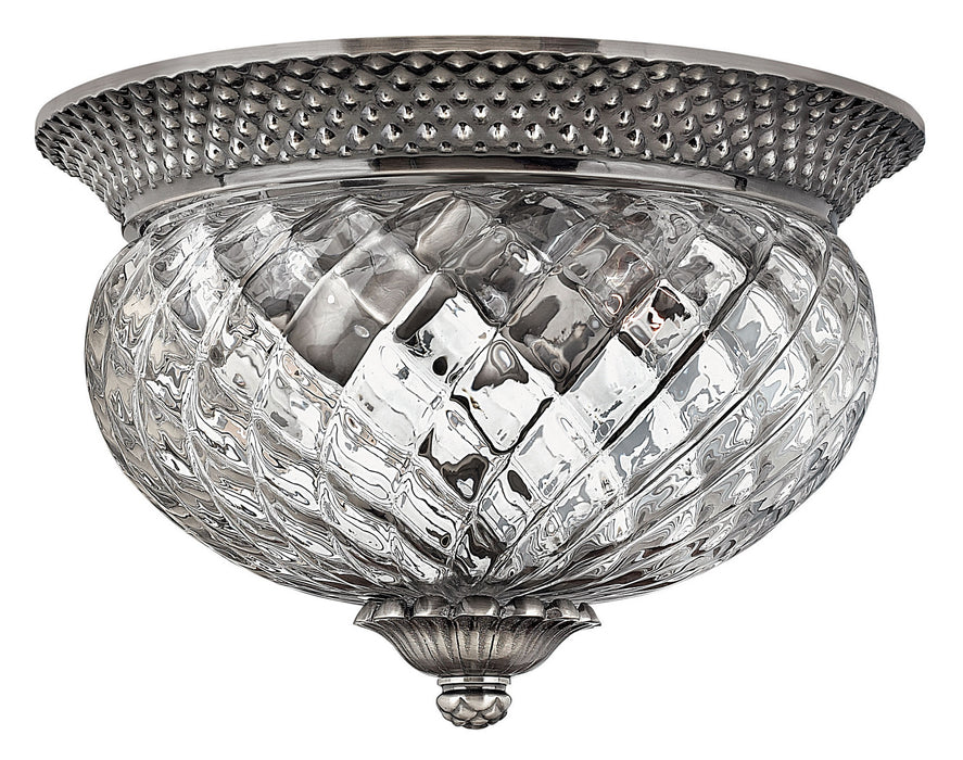 Hinkley - 4102PL - LED Flush Mount - Plantation - Polished Antique Nickel