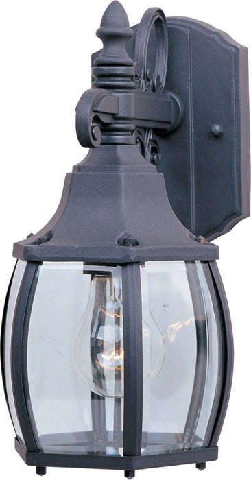 Maxim - 1031BK - One Light Outdoor Wall Lantern - Crown Hill - Black