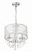 Crystorama - 5623-CH - Three Light Mini Chandelier - Hampton - Polished Chrome