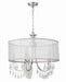 Crystorama - 5625-CH - Five Light Chandelier - Hampton - Polished Chrome