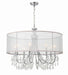 Crystorama - 5628-CH - Eight Light Chandelier - Hampton - Polished Chrome