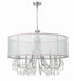 Crystorama - 5628-CH - Eight Light Chandelier - Hampton - Polished Chrome