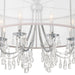 Crystorama - 5628-CH - Eight Light Chandelier - Hampton - Polished Chrome