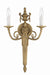 Crystorama - 662-MB - Two Light Wall Sconce - Cast Brass Wall Mount - Matte Brass