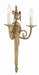 Crystorama - 662-MB - Two Light Wall Sconce - Cast Brass Wall Mount - Matte Brass