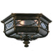 Fine Art - 611682ST - Three Light Outdoor Flush Mount - Warwickshire - Black