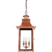 Quoizel - CM1912AC - Three Light Outdoor Hanging Lantern - Chalmers - Aged Copper