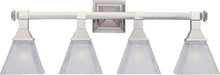 Maxim - 11079FTSN - Four Light Bath Vanity - Brentwood - Satin Nickel