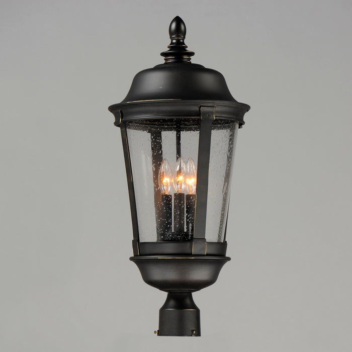 Maxim - 40092CDBZ - Three Light Outdoor Pole/Post Lantern - Dover VX - Bronze