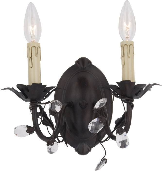 Maxim - 2857OI - Two Light Wall Sconce - Elegante - Oil Rubbed Bronze