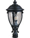 Maxim - 41421WGBK - Three Light Outdoor Pole/Post Lantern - Camden VX - Black