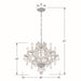 Crystorama - 4405-CH-CL-MWP - Six Light Mini Chandelier - Maria Theresa - Polished Chrome