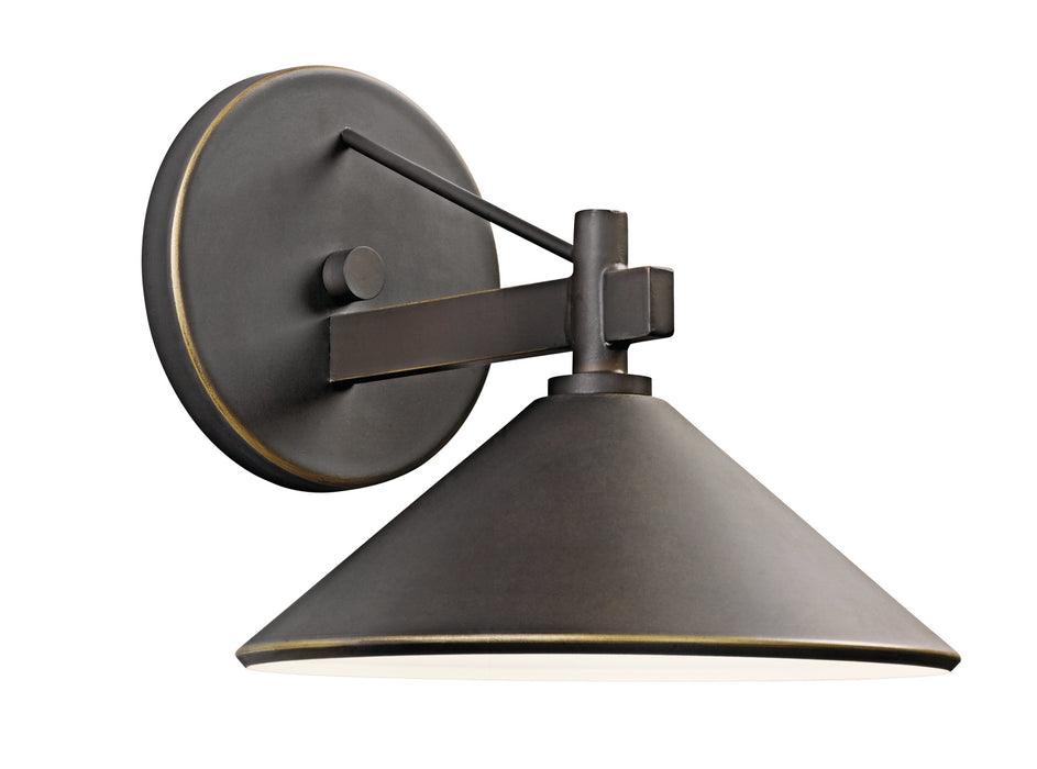 Kichler - 49059OZ - One Light Outdoor Wall Mount - Ripley - Olde Bronze