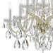 Crystorama - 1110-PB-CL-MWP - Ten Light Chandelier - Traditional Crystal - Polished Brass