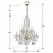 Crystorama - 1110-PB-CL-MWP - Ten Light Chandelier - Traditional Crystal - Polished Brass