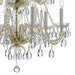 Crystorama - 1137-PB-CL-MWP - 12 Light Chandelier - Traditional Crystal - Polished Brass