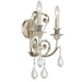 Crystorama - 5112-OS-CL-MWP - Two Light Wall Sconce - Regis - Olde Silver