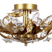 Crystorama - 5316-GL - Six Light Semi Flush Mount - Paris Market - Gold Leaf