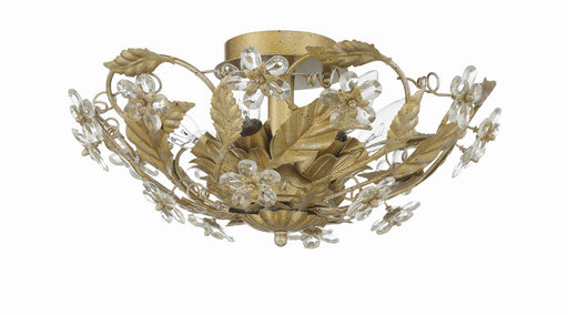 Crystorama - 5316-GL - Six Light Semi Flush Mount - Paris Market - Gold Leaf