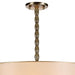 Crystorama - 9507-AB - Five Light Chandelier - Luxo - Antique Brass