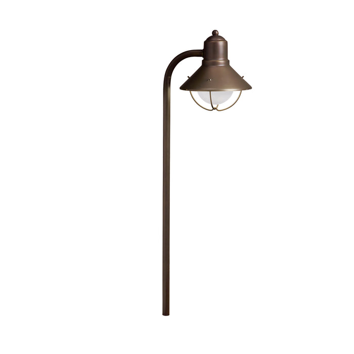 Kichler - 15438OZ - One Light Path & Spread - Seaside - Olde Bronze