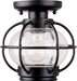 Maxim - 30508CDOI - One Light Outdoor Ceiling Mount - Portsmouth - Oil Rubbed Bronze