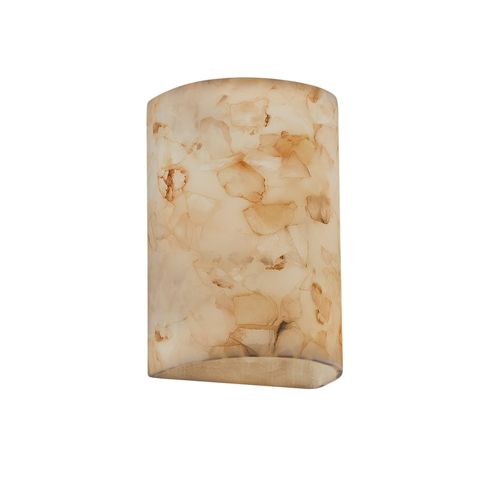 Justice Designs - ALR-1265 - Two Light Wall Sconce - Alabaster Rocks