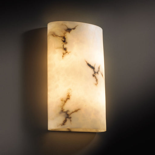 Justice Designs - FAL-8859 - Two Light Wall Sconce - LumenAria - Faux Alabaster Resin