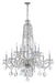 Crystorama - 1112-CH-CL-MWP - 12 Light Chandelier - Traditional Crystal - Polished Chrome