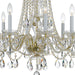 Crystorama - 1138-PB-CL-MWP - Eight Light Chandelier - Traditional Crystal - Polished Brass