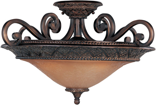 Maxim - 11241SAOI - Three Light Semi-Flush Mount - Symphony - Oil Rubbed Bronze