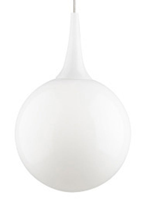 Visual Comfort Modern - 700FJPELWS - One Light Pendant - Pele - Satin Nickel