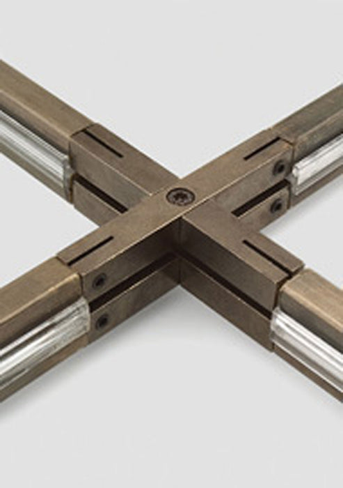 Visual Comfort Architectural - 700MOCTXS - Monorail X Connector - Satin Nickel