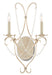 Currey and Company - 5980 - Two Light Wall Sconce - Crystal - Silver Leaf