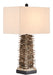 Currey and Company - 6862 - One Light Table Lamp - Villamare - Natural/Satin Black