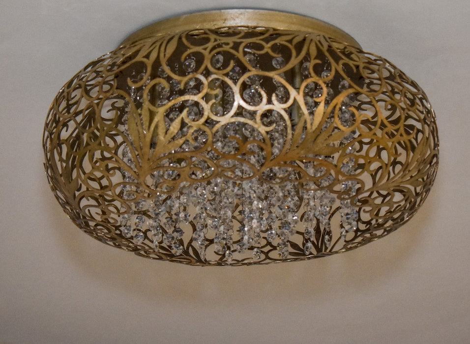 Maxim - 24150BCGS - LED Flush Mount - Arabesque - Golden Silver