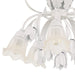 Crystorama - 4810-WW - Five Light Semi Flush Mount - Southport - Wet White