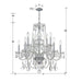 Crystorama - 1135-CH-CL-MWP - 12 Light Chandelier - Traditional Crystal - Polished Chrome