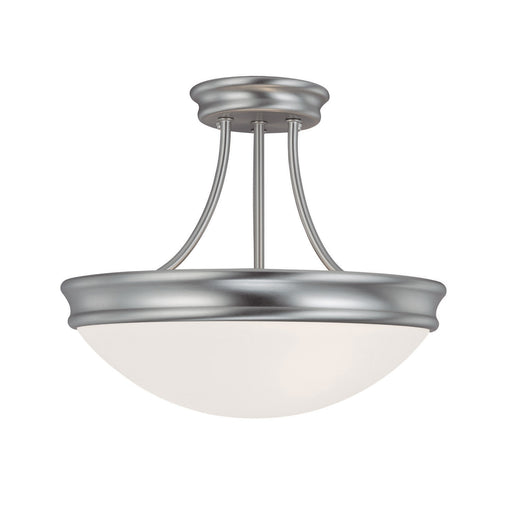 Capital Lighting - 2037MN - Three Light Semi-Flush Mount - Hansen - Matte Nickel