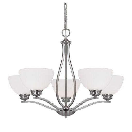 Capital Lighting - 4035BN-212 - Five Light Chandelier - Stanton - Brushed Nickel