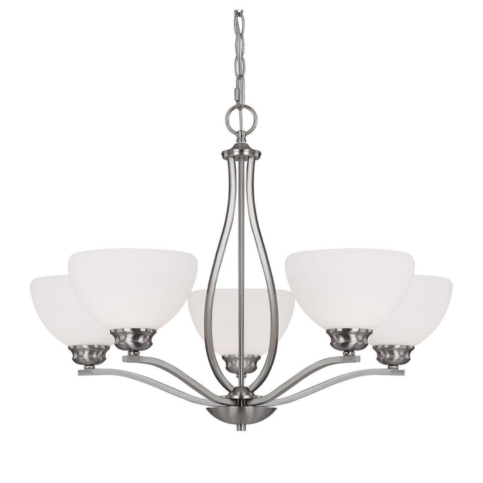 Capital Lighting - 4035BN-212 - Five Light Chandelier - Stanton - Brushed Nickel