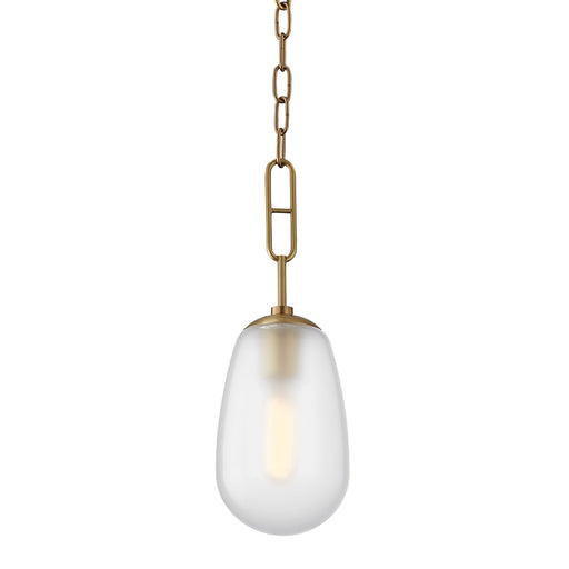 Hudson Valley - 2106-AGB - One Light Pendant - Bruckner - Aged Brass