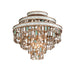 Corbett Lighting - 142-33-CPL - Three Light Semi Flush Mount - Dolcetti - Champagne Leaf